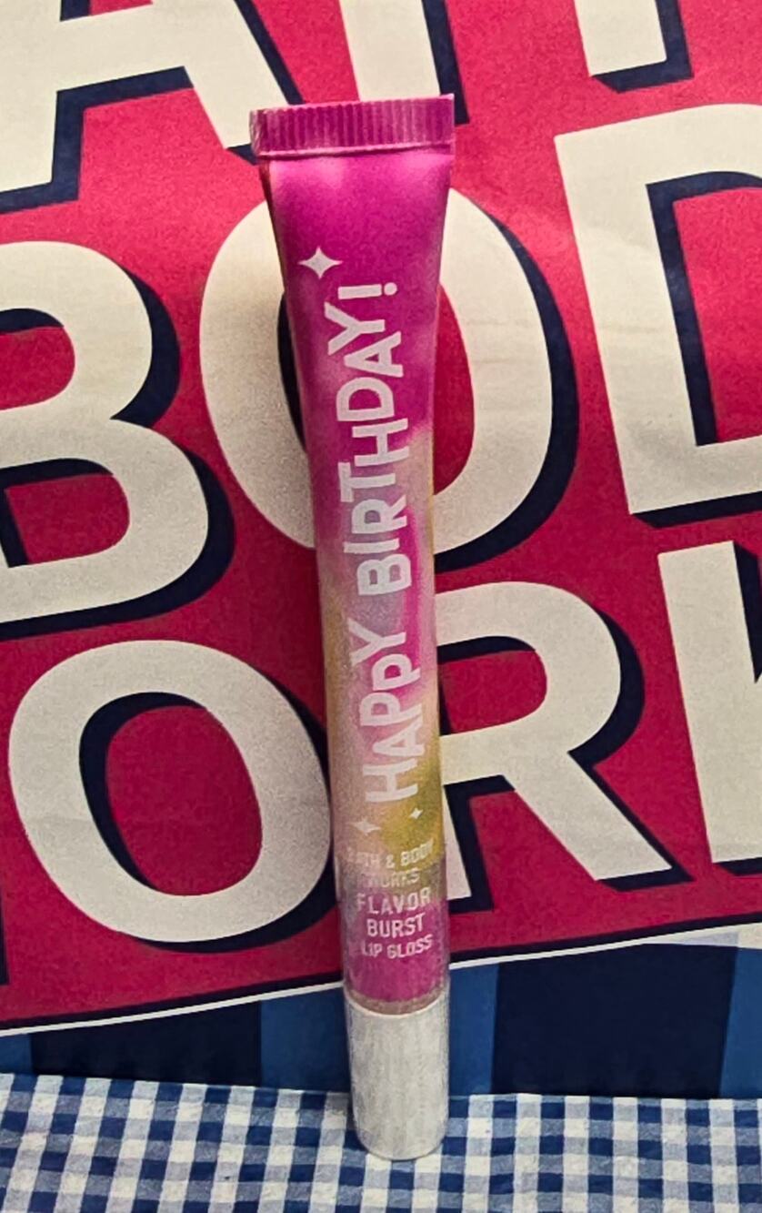 BBW HAPPY BIRTHDAY Vanilla Flavor Burst Lip Gloss